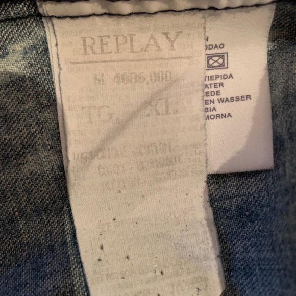 Replay Men's denim shirt - Picture 10 of 10